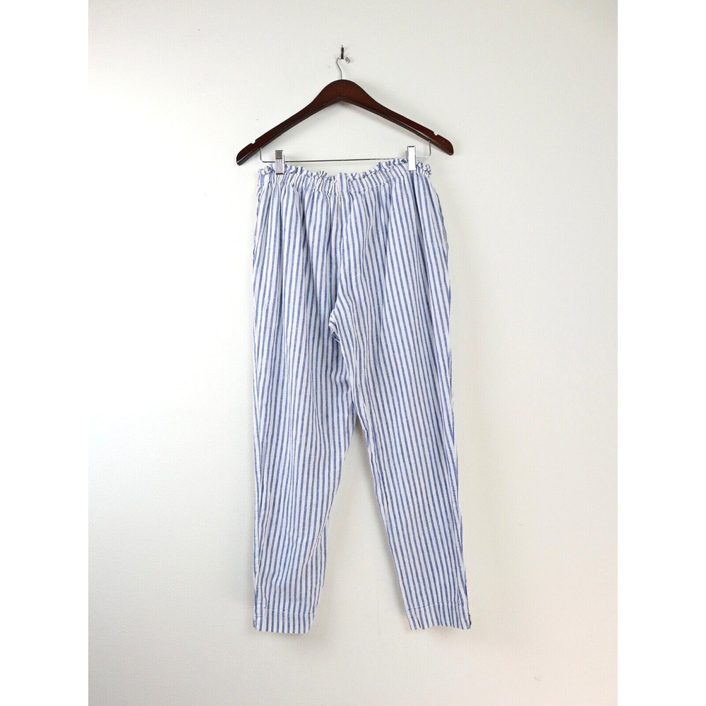 Beach Lunch Lounge Size M Giavanna Linen Pants Sailing Stripe Blue - Picture 6 of 10